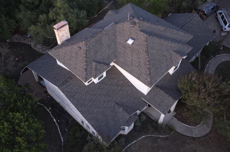 Class 4 impact resistant shingles installed in Austin Texas