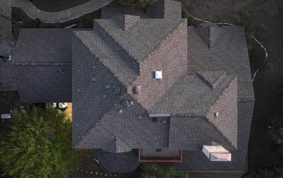 Completed Class 4 impact resistant shingle installation