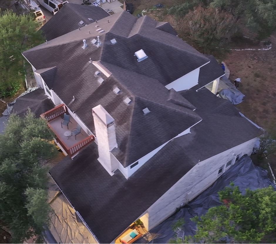 Completed Class 4 impact resistant shingle installation