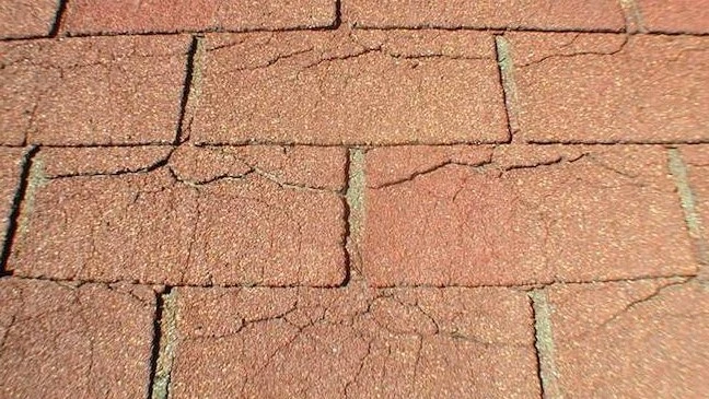 Shingle thermal cracking